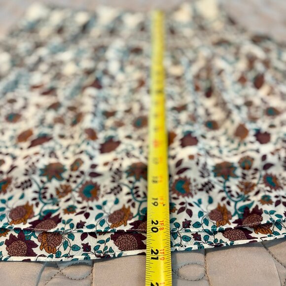 NWT Max Studio High Waist Floral A Line Skirt Women S - Picture 7 of 10